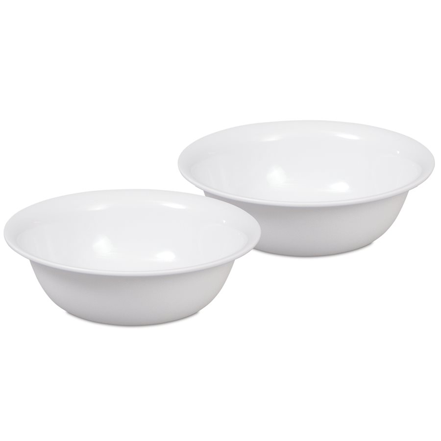 STERILITE SET OF TWO BOWLS 1.4 LITER WHITE