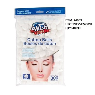 BOULES DE COTON 300MCX