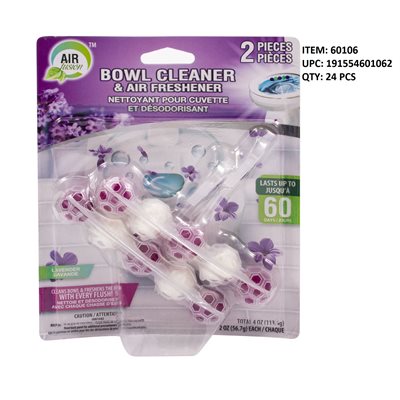 NETTOYANT POUR CUVETTE ET DESODORISANT LAVANDE 10MCX