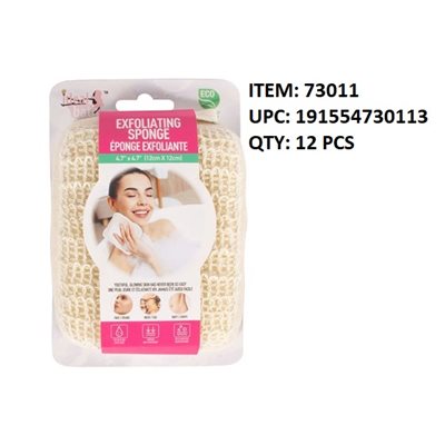 EPONGE EXFOLIANTE 12CM X 12CM